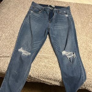 Distressed Abercrombie, and finch jeans. Curve love size 12 regular